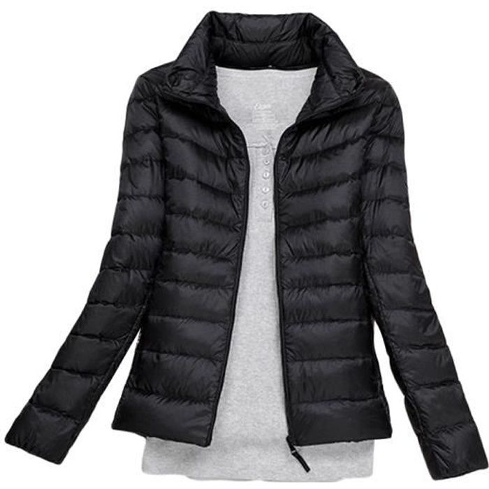 Doudoune fine top et courte femme