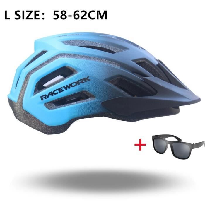 Casque velo Casque integral pour adultes pour velo de descente vtt Cross country extreme 58 62 blue D51404 Cdiscount Sport