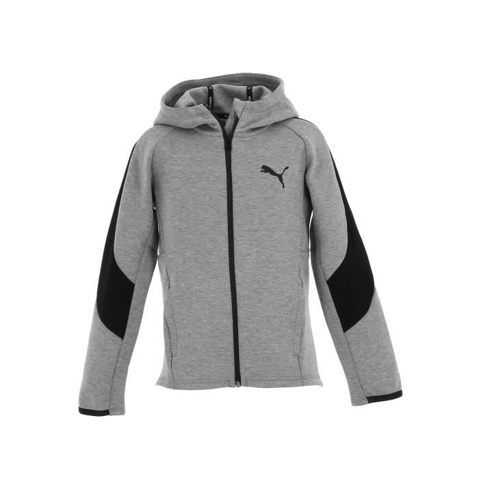 Vestes sweats zippés capuche Jr evs cr fz hd b - Puma