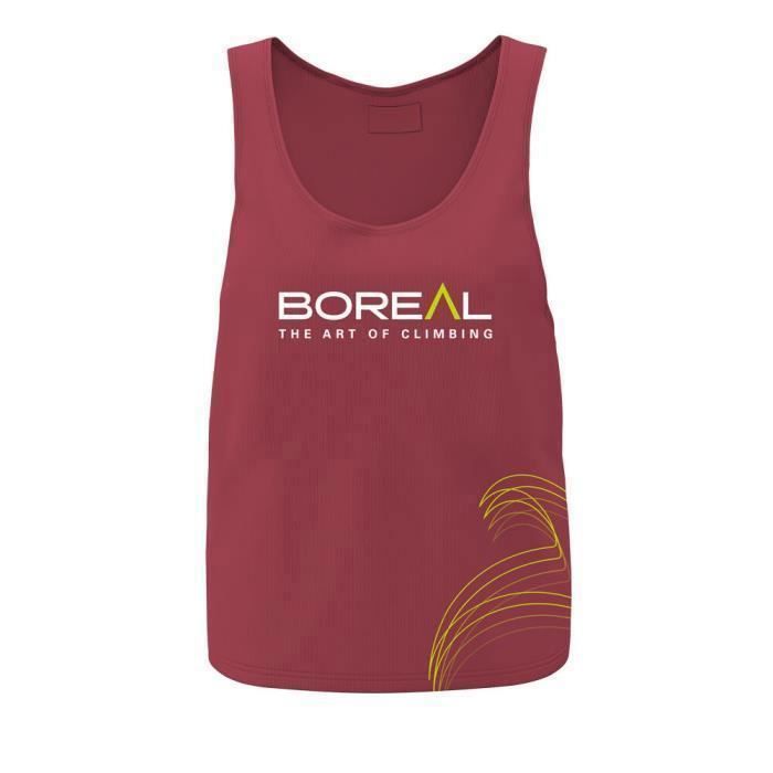 Débardeur en coton bio femme Boreal - rouge - taille L - escalade - montagne Débardeur en coton bio femme Boreal - rouge - taille L - escalade - montagne
