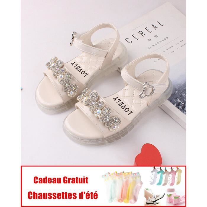 Chaussures D'Été Rose Bébé Fille - Taille 4 (Équivalent EU 20) - Marque Kids Seaside