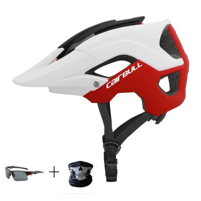 Casque de velo C259362784 Homme Blanc VTT Protection integrale dans le moule Modele ultraleger Cdiscount Sport