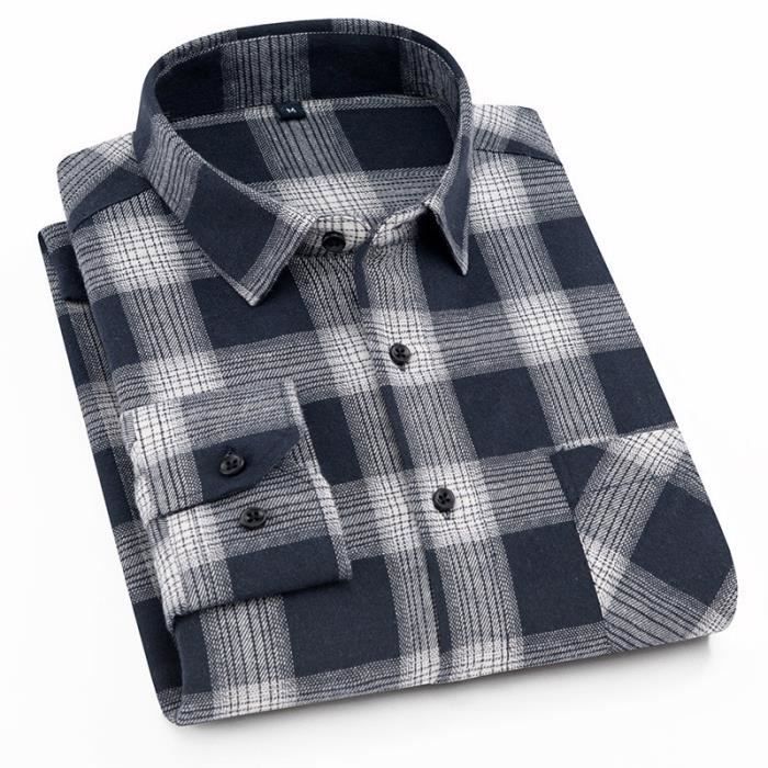 Chemise Craghoppers Homme à Carreaux Gris - Taille M (EU 50) - Neuve Sans étiquette
