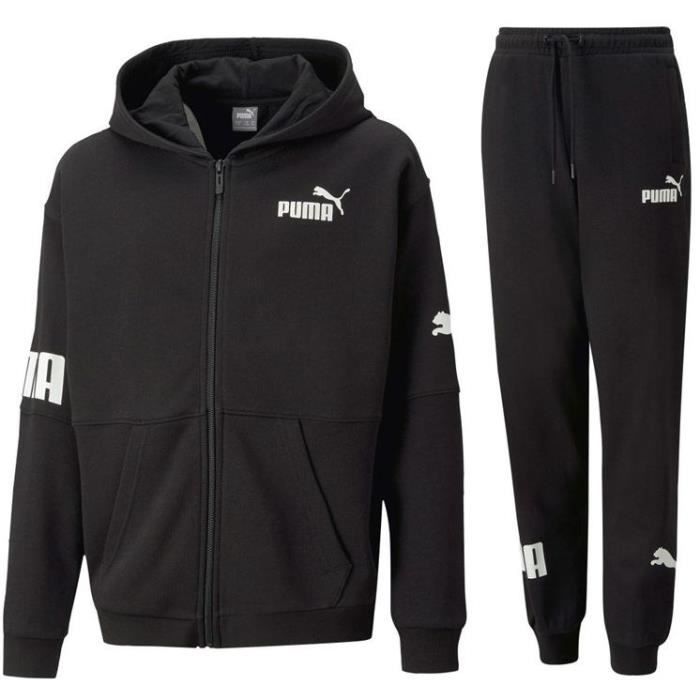 Ensemble Pantalon et Sweat PUMA Junior Noir Noir Cdiscount Sport