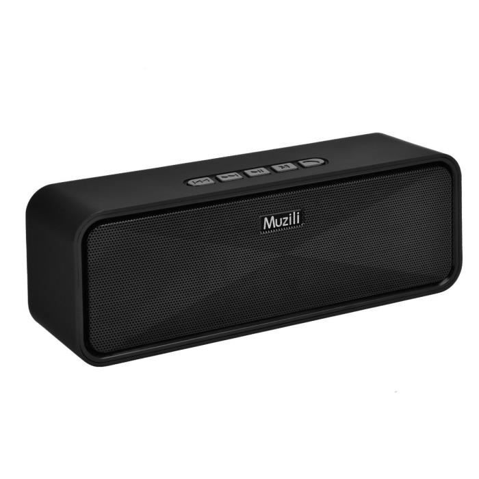 Muzili Enceinte Bluetooth Pour Voiture Haut Parleur Portable Sans