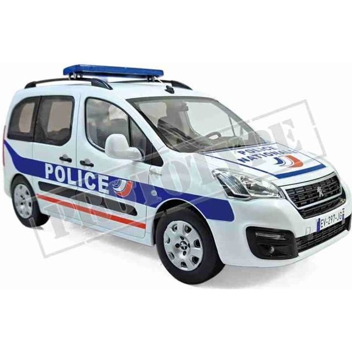 Miniatures montées - Peugeot Partner Police Nationale 2017 1/18 Norev