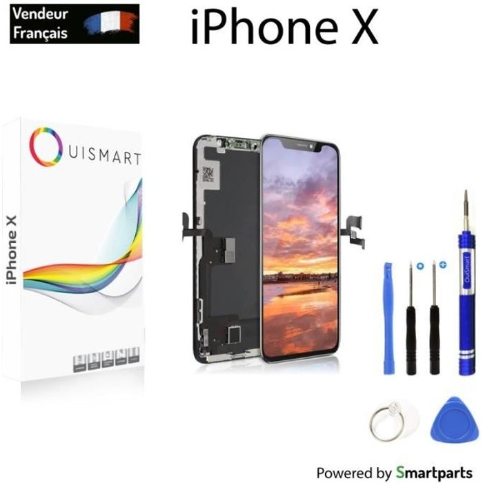 Écran LCD Complet Pour IPhone 5 Noir - Vitre Tactile + Chassis Intégré + Outils De Réparation, Neuf