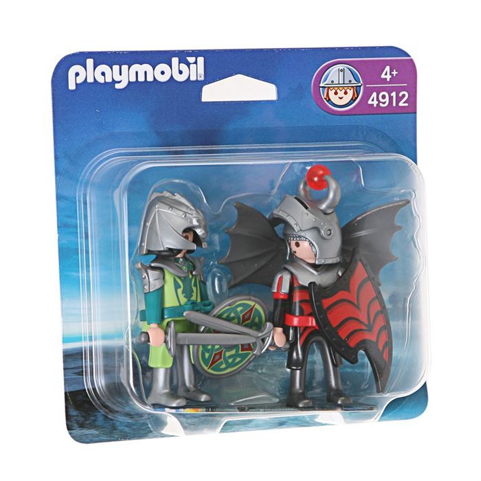 Playmobil - 4912 - Duo Chevaliers Dragons - Deux personnages et leurs accessoires