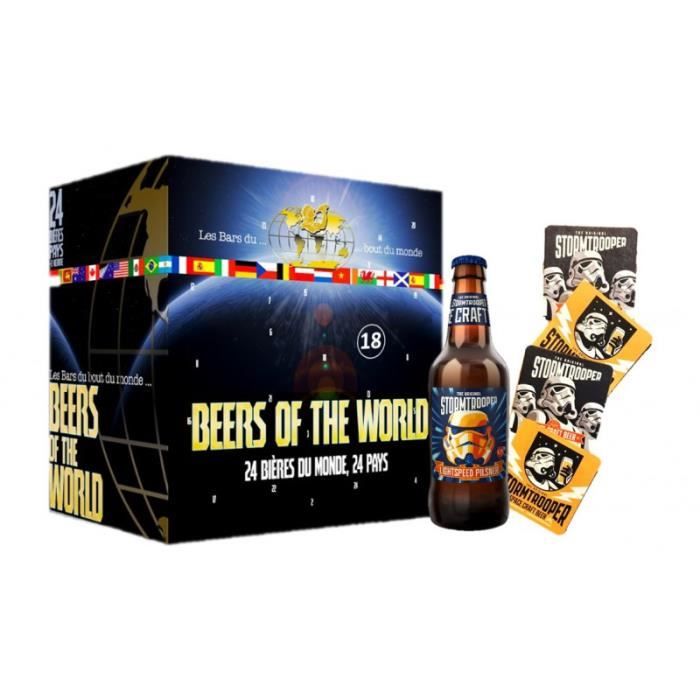 CALENDRIER BEERS OF THE WORLD STORMTROOPERS 24 BIERES + 1 VERRE - La