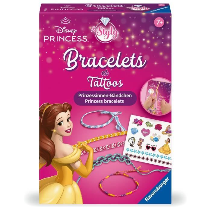 So Styly Bracelets et Tattoos Disney Princesses