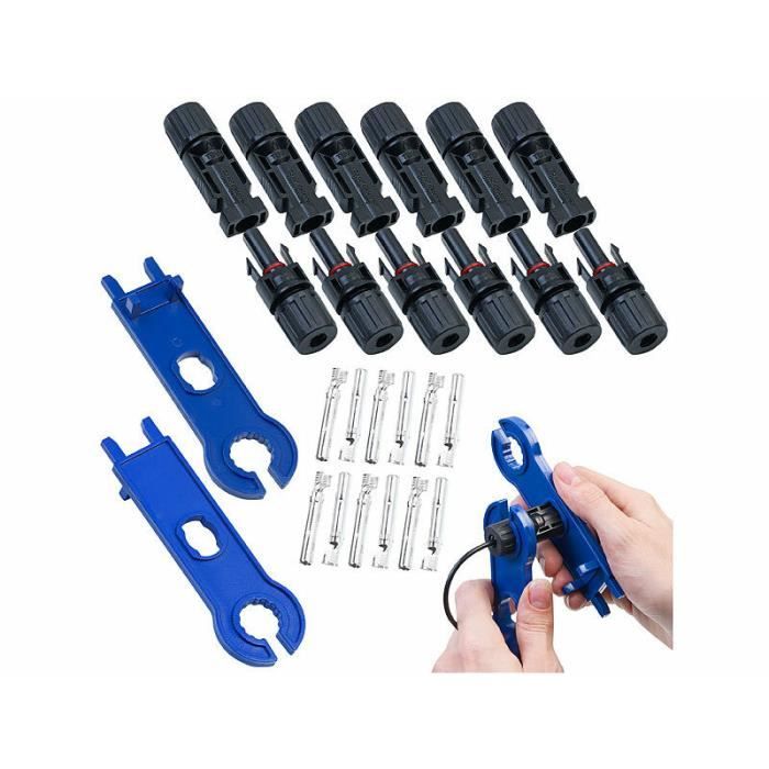 Offgridtec Kit de connexion solaire 1 - 10m de câble solaire