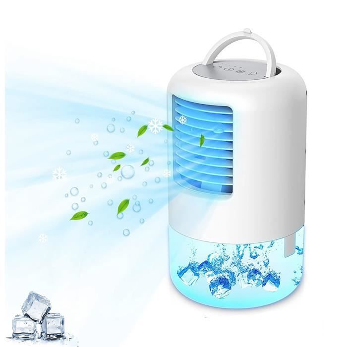 Ventilateur de climatisation portable, mini refroidisseur d'air,trois