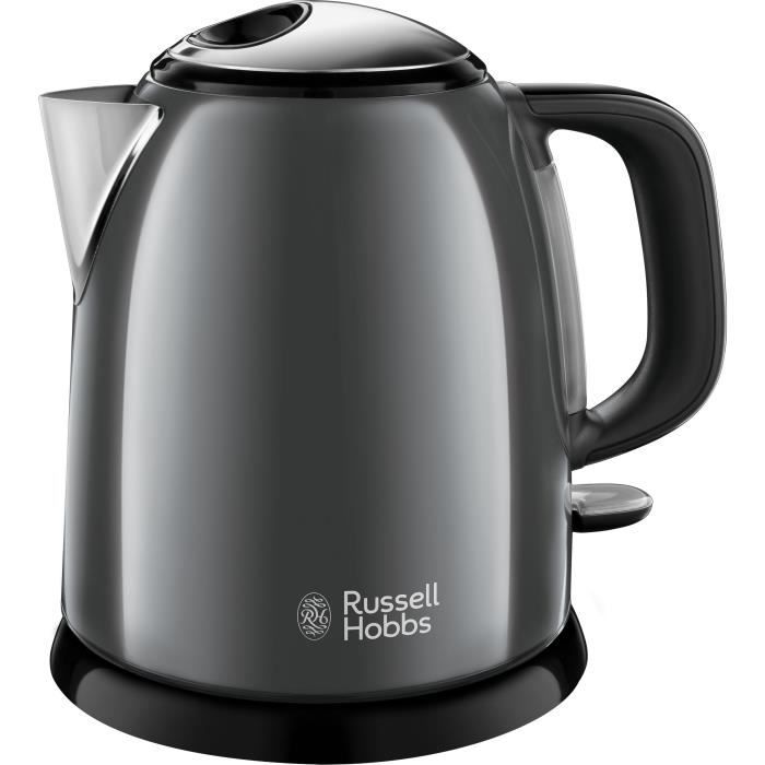 Russell Hobbs Bouilloire Electrique [Ultra Compacte] Colours Plus Ebullition Rapide Ecoulement parfait Niveau d'Eau Visible Filtre Anticalcaire Economie d'Energie 24993 70