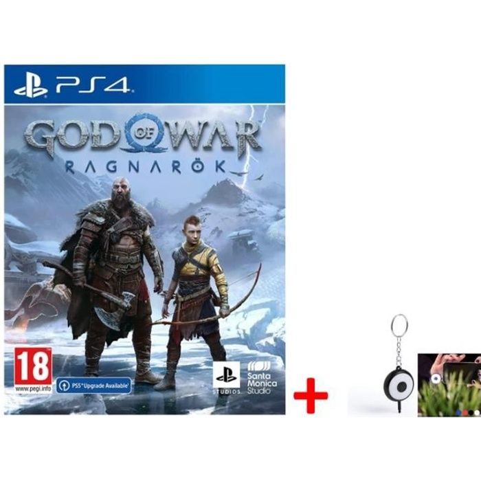God Of War Ragnarök Jeu PS4 + Flash LED Offert