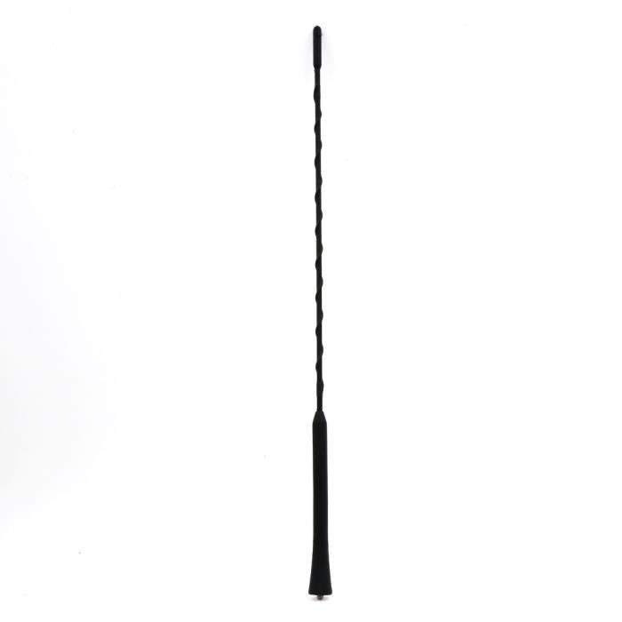 1 Antenne Courte En Aluminium Poli Noir 76 Mm 100 % Fibre De Carbone