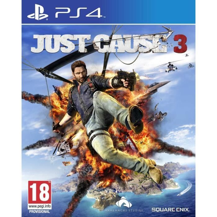 Jeu vidéo - Just Cause 3 - PS4 - Action - Standard - 1 joueur - PEGI 18+