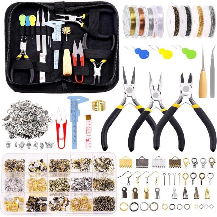 Kit De Fabrication De Bijoux En Argent Sterling - 877 Pièces, Accessoires Et Outils Inclus