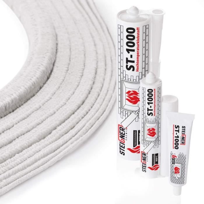 14 Mm X 2,5 M, Cordon D'étanchéité Pour Cheminée, Ruban D'étanchéité Pour Cheminée Cordon D