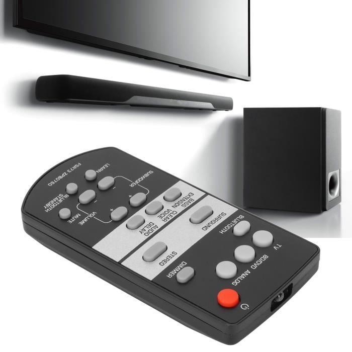 Nieuwe FSR73 ZP80760 Vervang Afstandsbediening FSR73-ZP80760 Soundbar Afstandsbediening Vervanging voor YAMAHA Sound Bar Speaker Systeem FSR73 ZP80760 SRT700 YAS105 YAS-105 ATS1050 ATS-1050