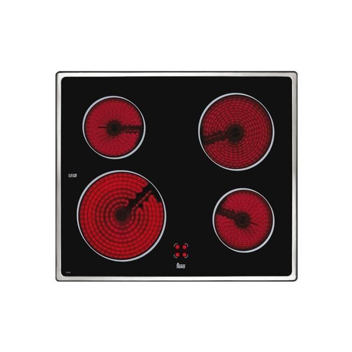 Plaques vitro-céramiques Teka VTCB I 4072 60 cm Noir (4 zones de cuisson) Multicolore