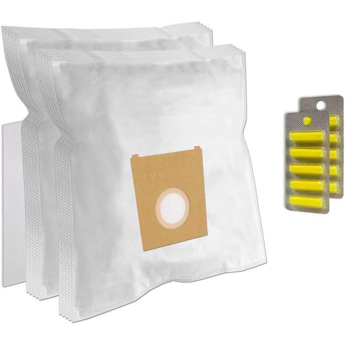 10 Sacchetti Per Aspirapolvere PakTrade In Microfibra + 1 Filtro, Compatibili Con Bosch Sphera 23 1400W E Altri. Multistrato, Alta Filtrazione, Sostituisce BBZ41FG