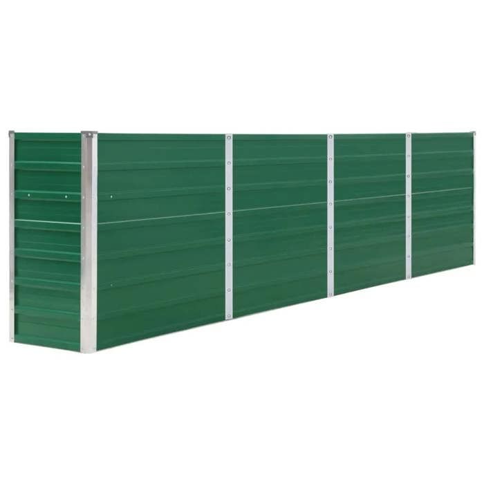 vidaXL Jardinière Acier Galvanisé - vue 8