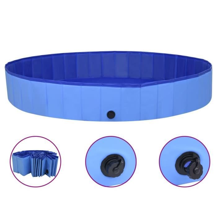 vidaXL Piscine pliable pour chiens