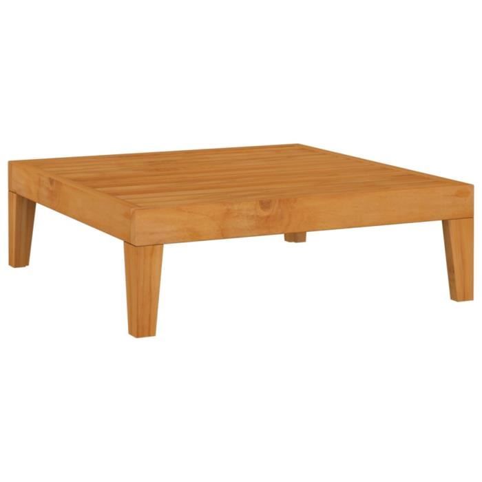 vidaXL Table de jardin 68 5x68 5x24 cm Bois d'acacia