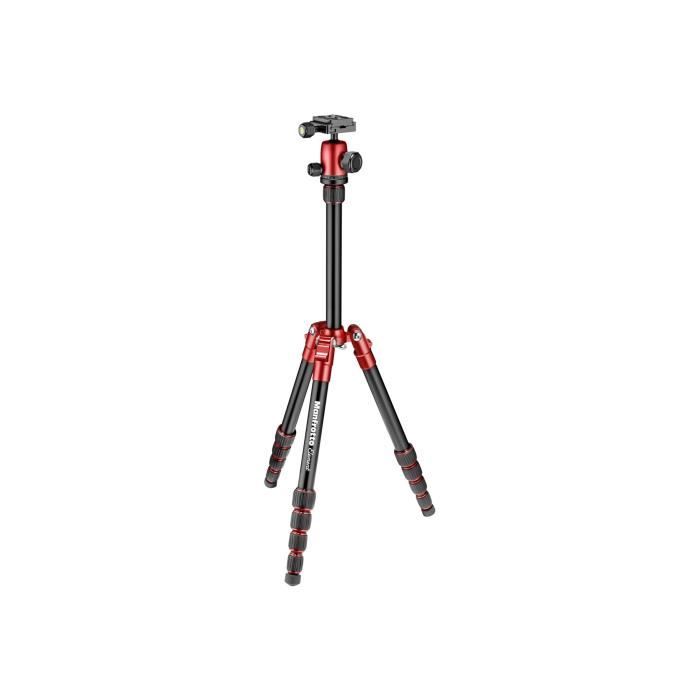 Trépied - VITEC GROUP - Manfrotto Element MKELES5RD-BH - Pieds à angles réglables - Noir/Rouge - 143 cm