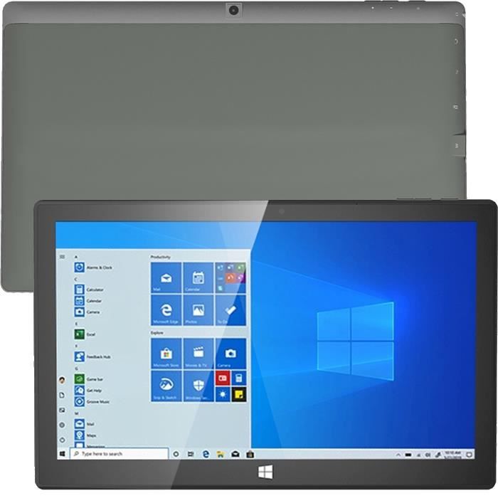 Tablette Windows 11 Ecran Full HD 10,1 pouces CPU Intel RAM 6 Go ROM 128 Go  +SD 128Go YONIS Gris - Cdiscount Informatique