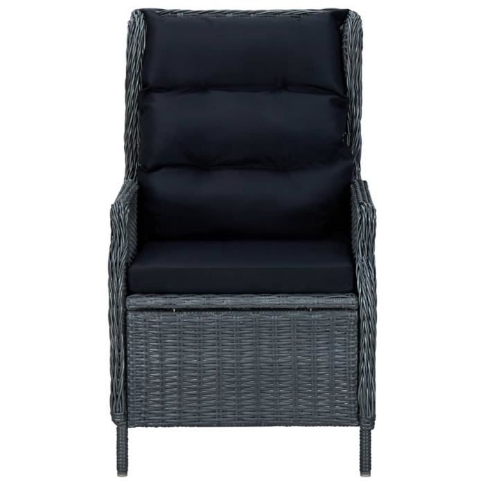 VidaXL Chaise Longue Pliable avec Roues, Fauteuil avec Dossier VidaXL Chaise Longue Pliable avec Roues, Fauteuil avec Dossier