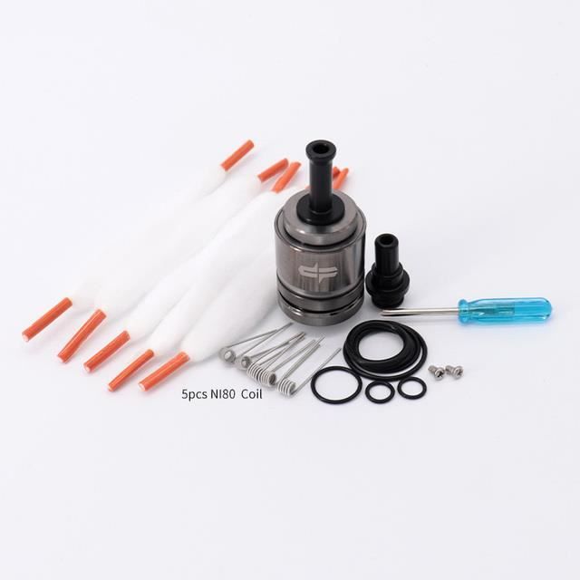 ALLUMECIGARE,guncoilscottonCigarette électronique V4 MTL RTA, réservoir à bobine unique