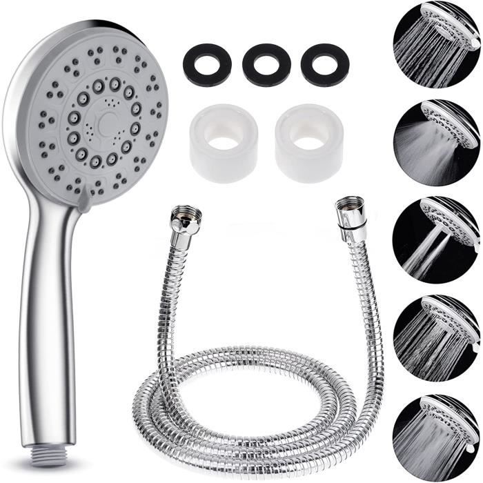 Pommeau De Douche à Main VEHHE Avec Tuyau Inox - Neuf