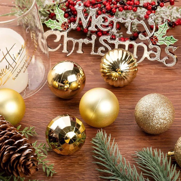 Lot De 24 Boules à Paillettes Incassables Pour Sapin De Noël - Fournitures De Fête (diamètre : 6 Cm, Bleu Lac