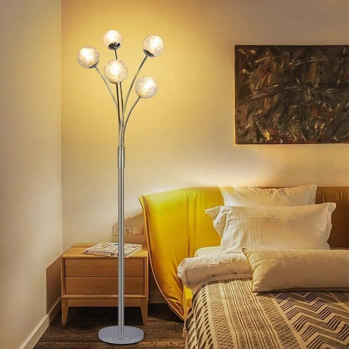 Lampadaire LED en fer silicone lampe d'ambiance pour salon chambre à coucher