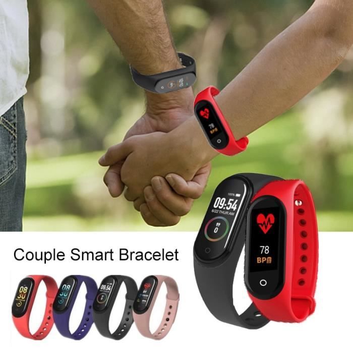 Bracelet Intelligent - Montre - Bluetooth Avec Fréquence Cardiaque