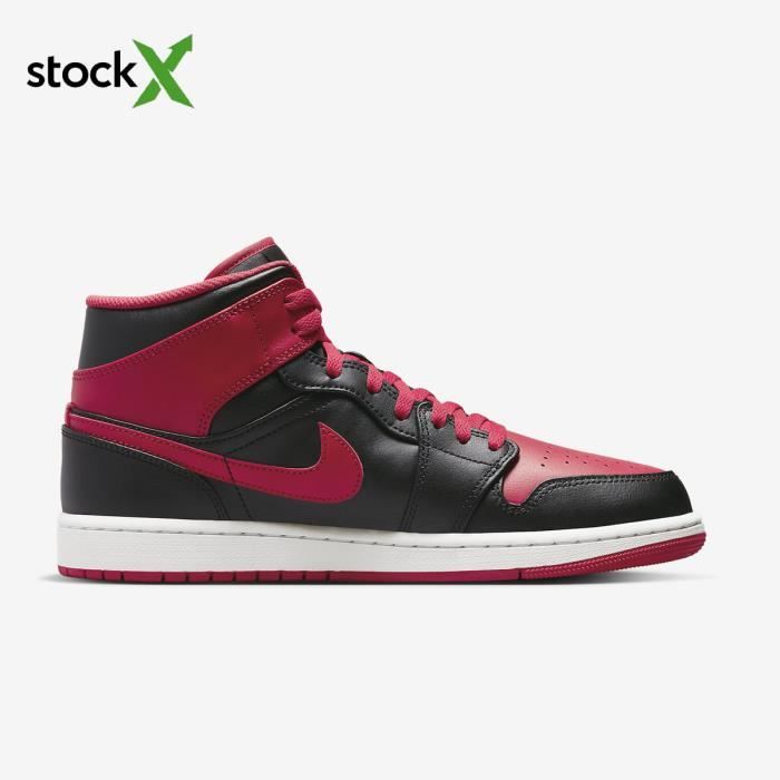 Baskets Nike Air Jordan 1 Mid Alternate Bred DQ8426 060 en cuir