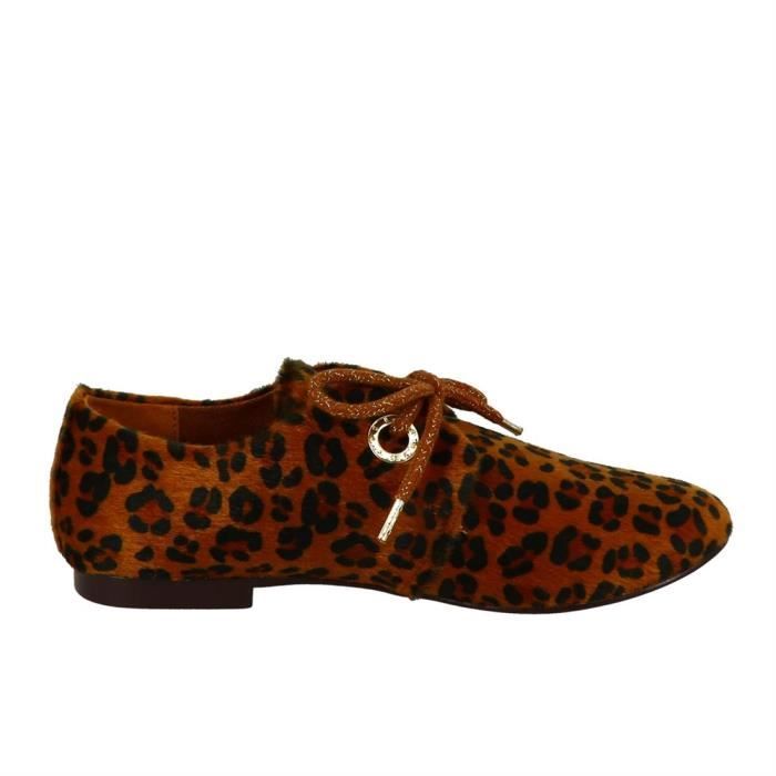 Derby leopard femme store