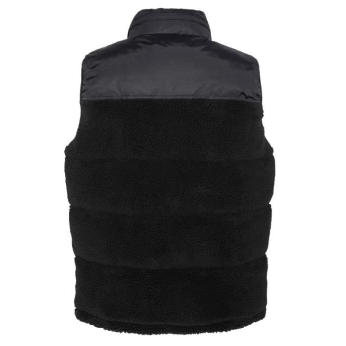 Doudoune sans manches Schott UTAH Sherpa Ref. UTAHSHERPAV BLACK. Couleur Noir. Details. Capuche sous col. Cordon de serrage. Noir Cdiscount Pret a Porter