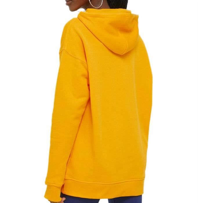Sweat Orange Femme Adidas Trf Hoodie