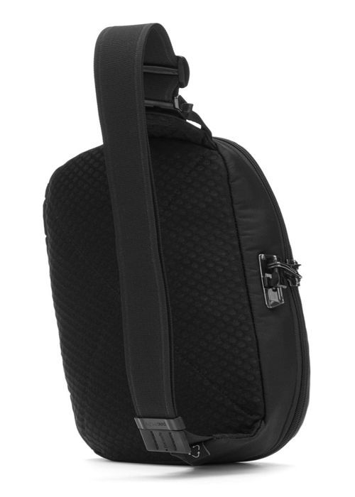 Sac Bandoulière Pacsafe Vibe 325 – 10L, Antivol, Polyester Recyclé Noir