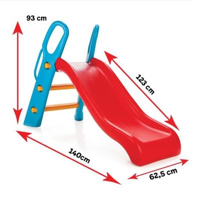 Sianldcone - Toboggan Enfant Extérieur Et Intérieur - Facile à Monter - Structure Stable Et Antidérapante - Design Carrotte Mignonne - Glissière Lisse Et Sécurisée - Cadeau Pour Petits