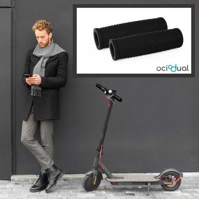 Poignées Guidon Scooter Électrique OcioDual - Compatibles Xiaomi M365, Antidérapantes Et Confortables