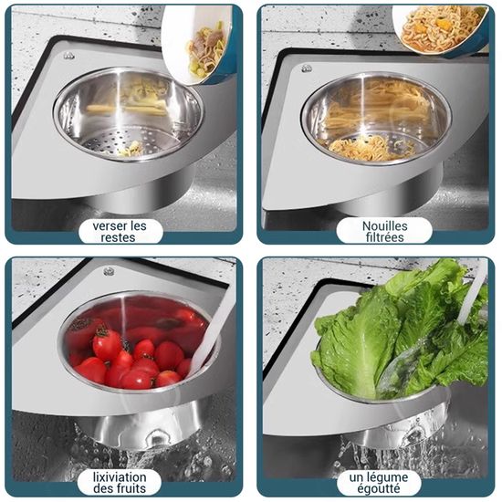 Ehskzjh Filtre Évier Cuisine, Filtre À Évier En Acier Inoxydable, Grille Pour Evier Cuisine Ehskzjh Filtre Évier Cuisine, Filtre À Évier En Acier Inoxydable, Grille Pour Evier Cuisine