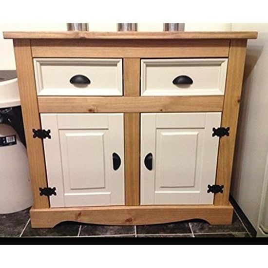 2 x Coffre en Bois Poignées En Bois Coffre Poignées Rétro Cuisine Tiroir Poignées
