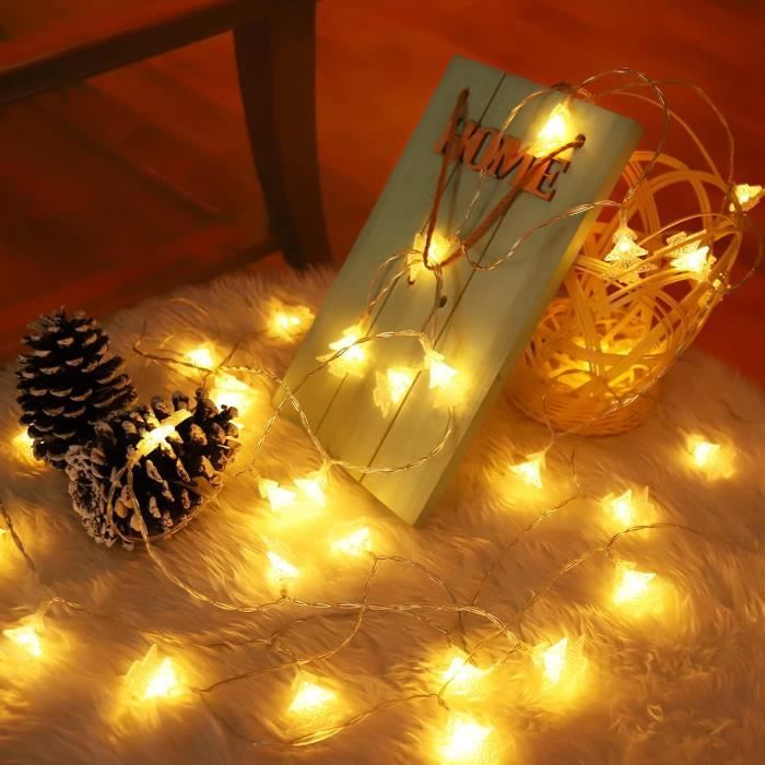 Guirlande lumineuse 280 LEDs 2.8m 8 effets lumineux Sapin de Noël avec  anneau Blanc chaud
