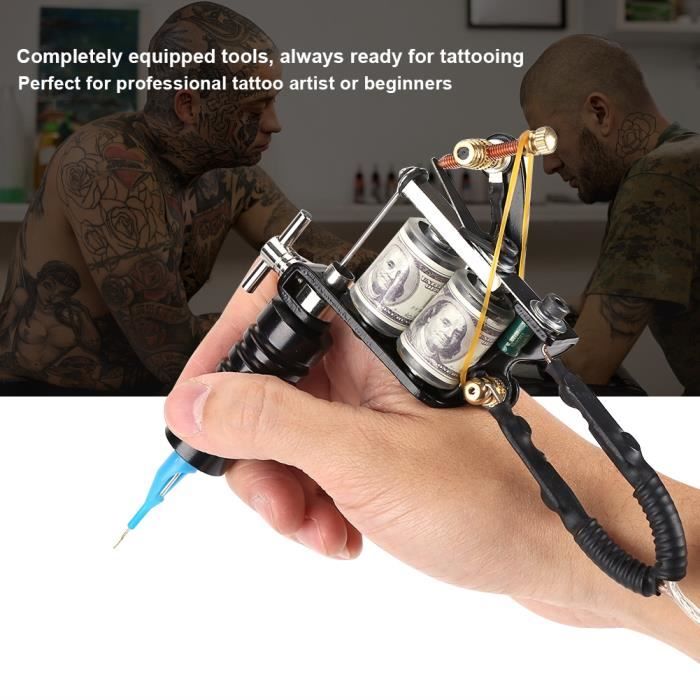 Ensemble d'outils de tatouage professionnel Accessoires pour aiguilles de  puissance Tattoo