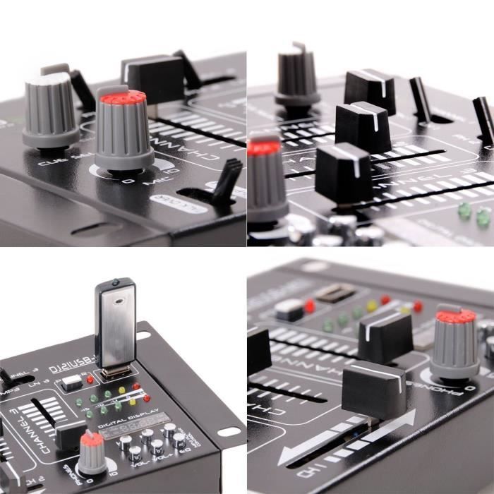 Pack Sonorisation Complet 2 Enceintes PRO 4000W MAX215 + MICRO + Table de  Mixage DJ21 USB + Ampli MyDJ AX3000 - Cdiscount TV Son Photo