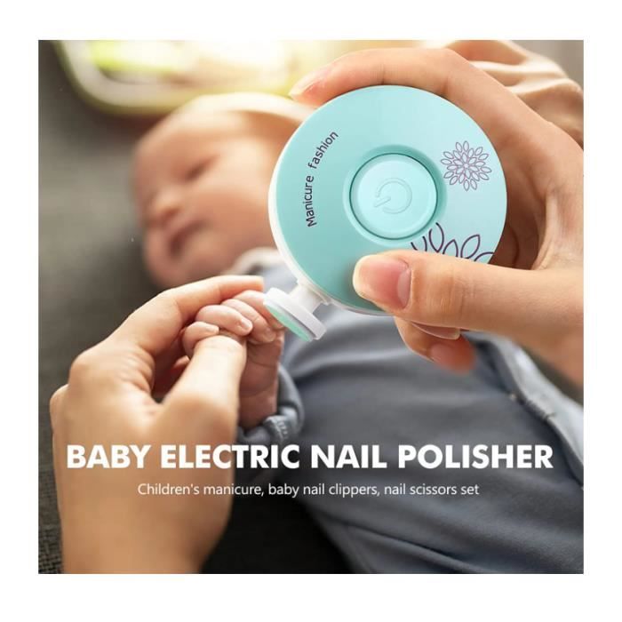Coupe-ongles électrique pour bébé Ciseaux à ongles Lime à ongles Ensemble  de tondeuse | bol