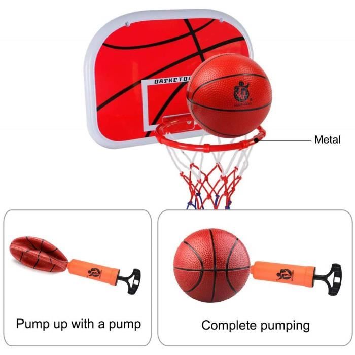 Fdit Mini jouet de panier de basket-ball de bureau Mini panier de